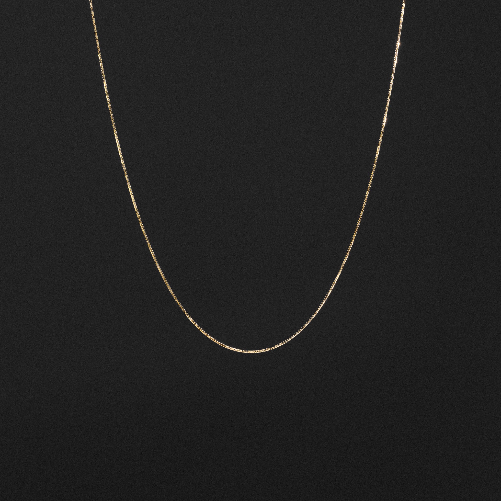 14k Gold 0.6mm Solid Italian Box Chain - Model CH-0257