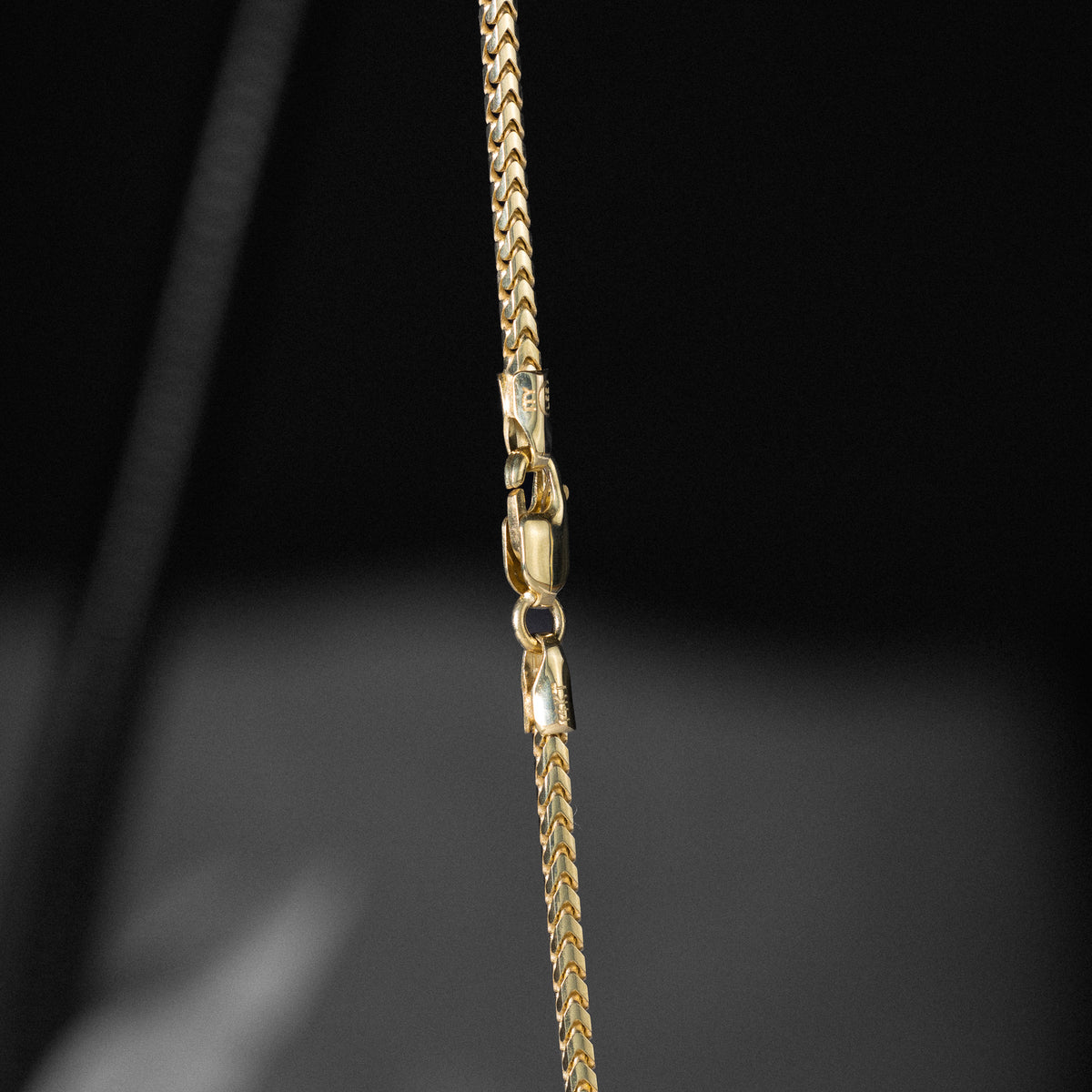 14K Gold 1.6mm Solid Italian Franco Chain - Model 0407