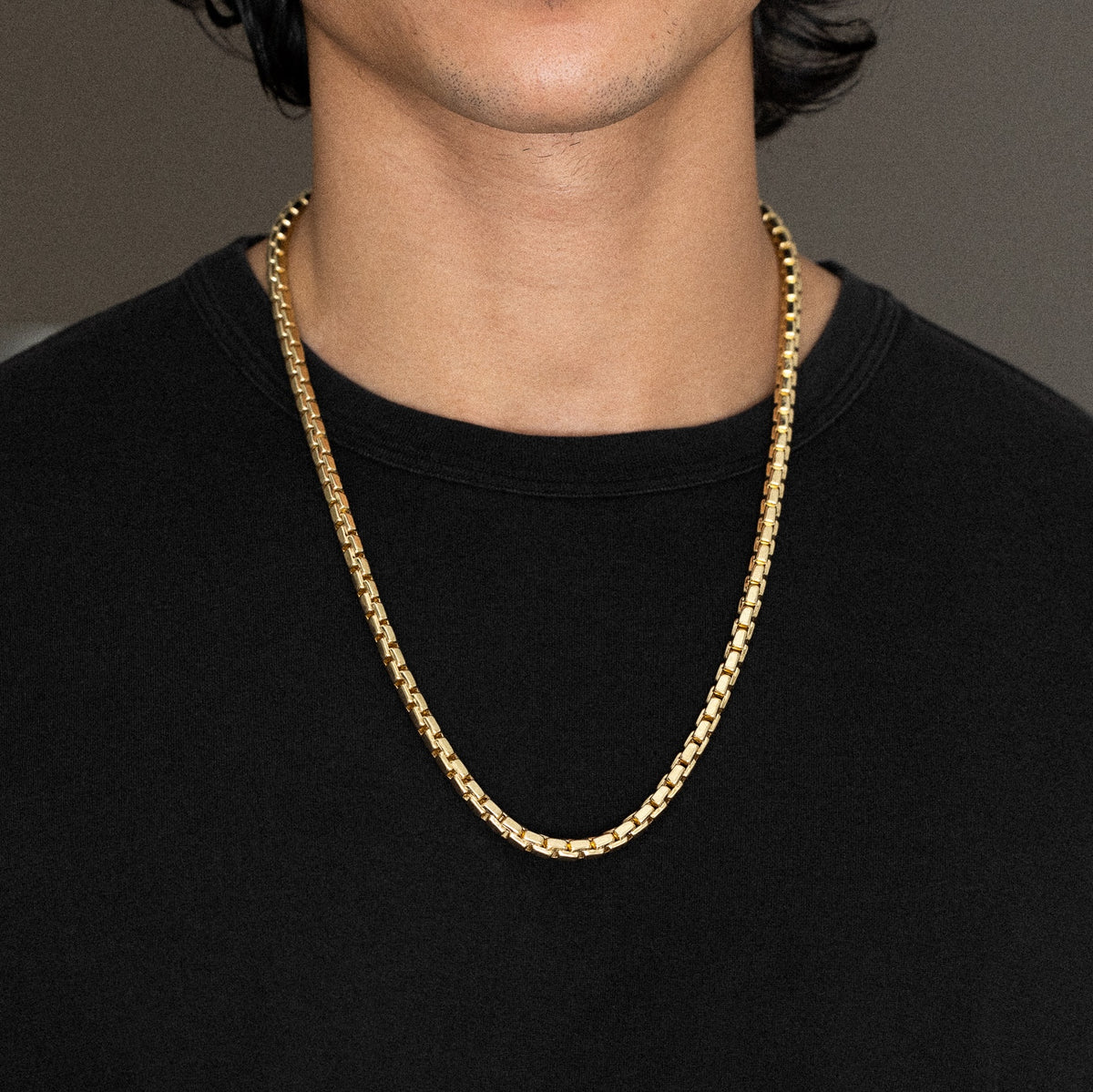 14k Gold 5.4mm Hollow Box Chain Model CH-0645
