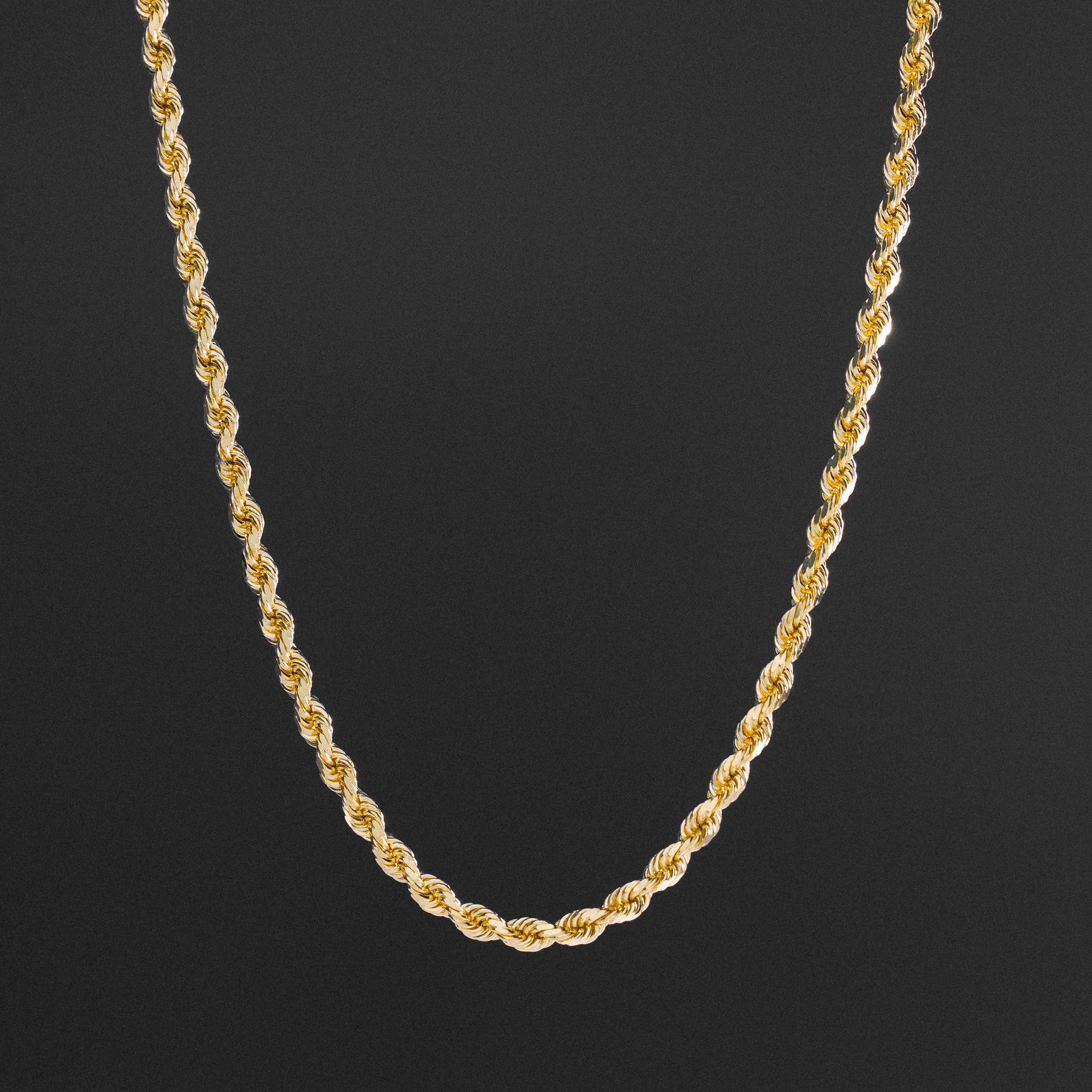 14k Gold Solid 4.7mm Classic Rope Chain - Model CH-0585