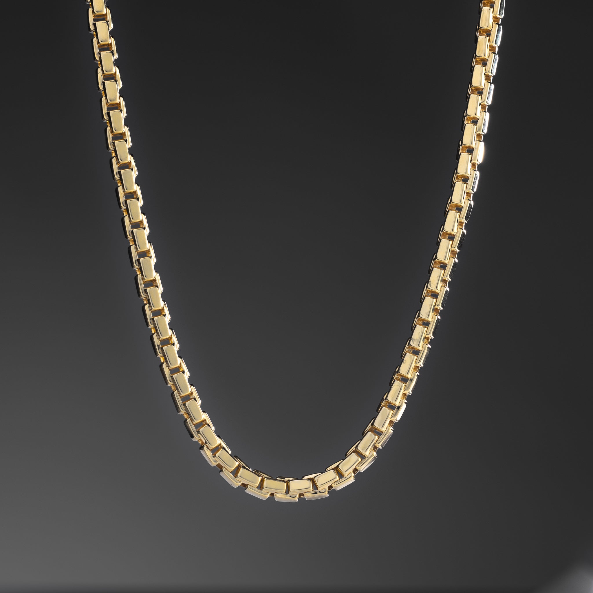14k Gold 5.4mm Hollow Box Chain Model CH-0645
