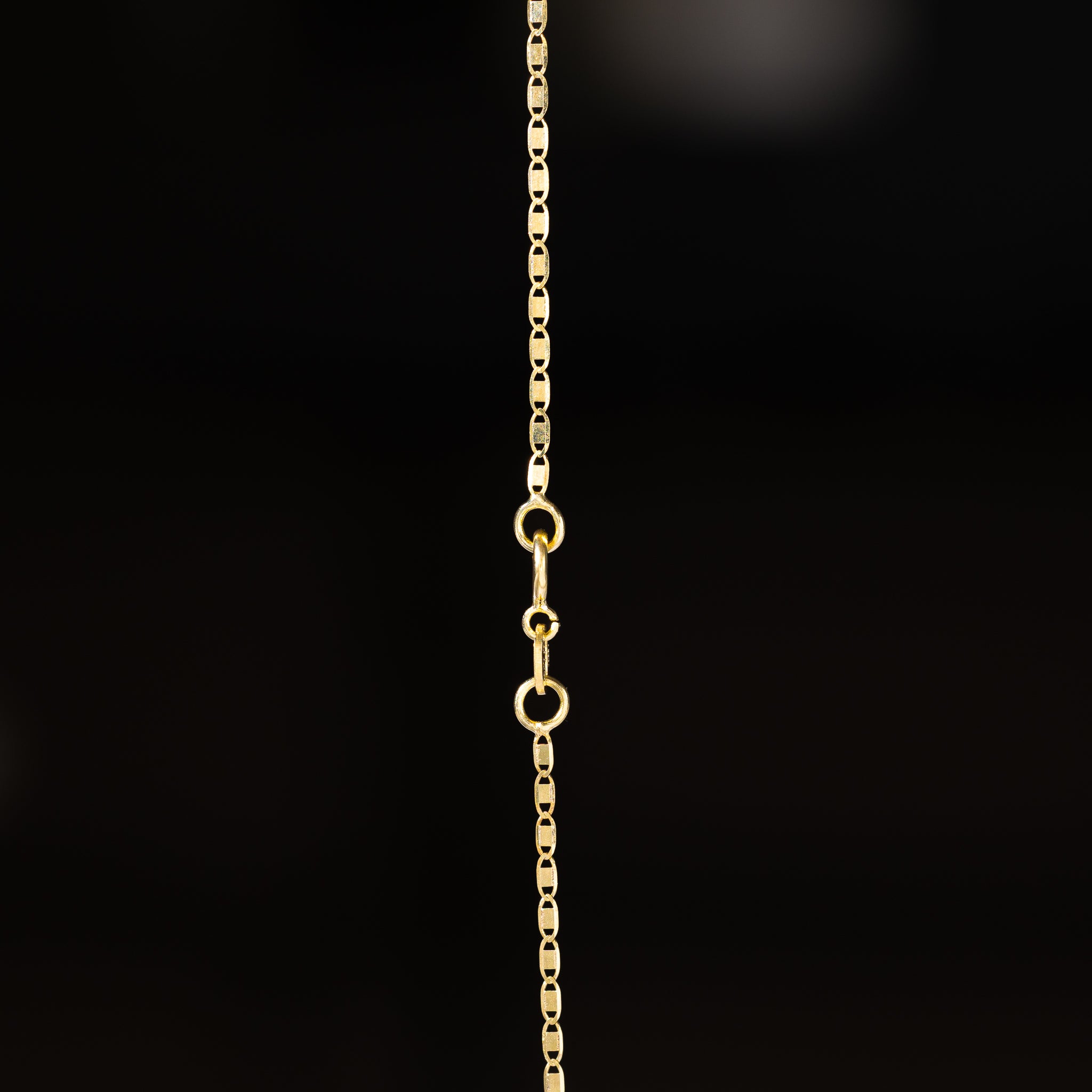 14K Gold 1.3mm Solid Valentino Chain - Model 0266