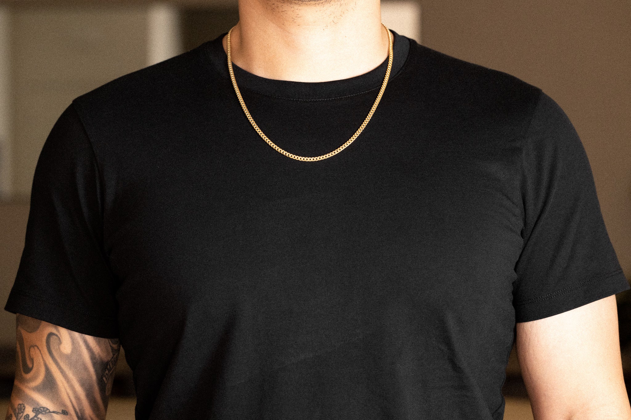 14k Gold 3.7mm Hollow Miami Cuban Chain With Box Lock - Model CH-0543