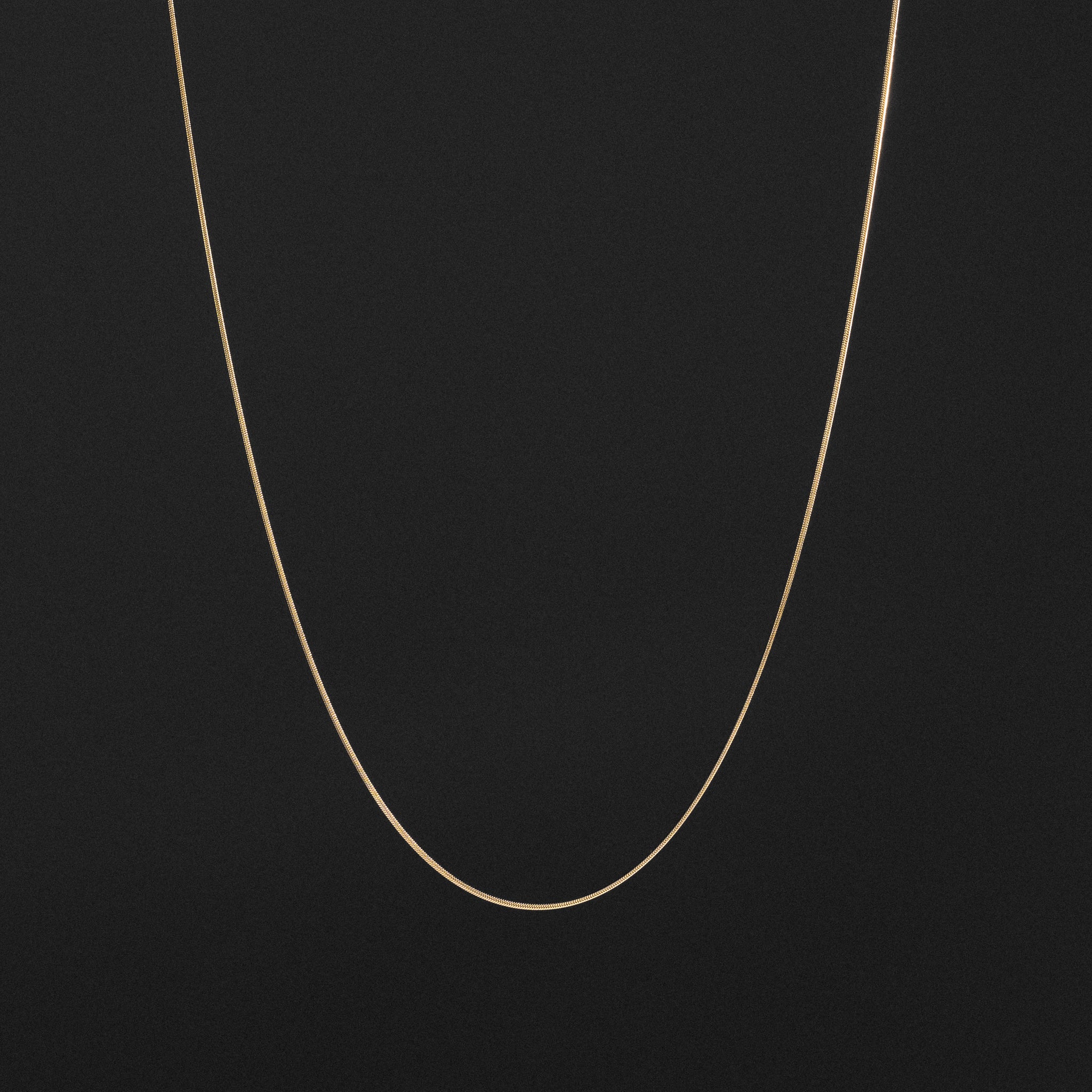 14k Gold 0.7mm Round Polished Snake Chain - Model CH-0201