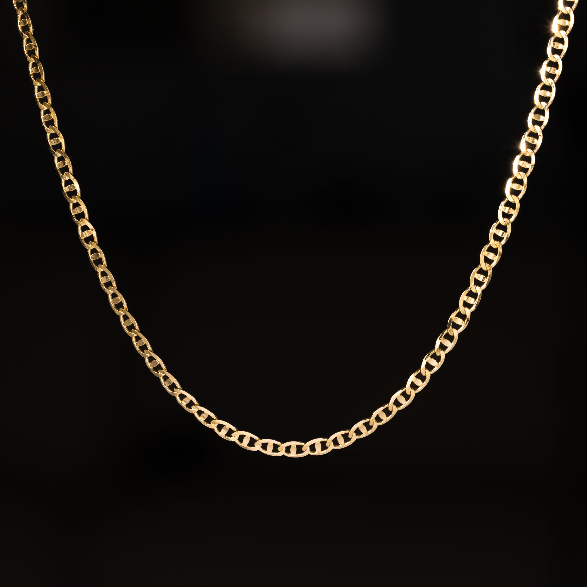 14k 2.9mm Light Mariner Chain - Model CH-0636