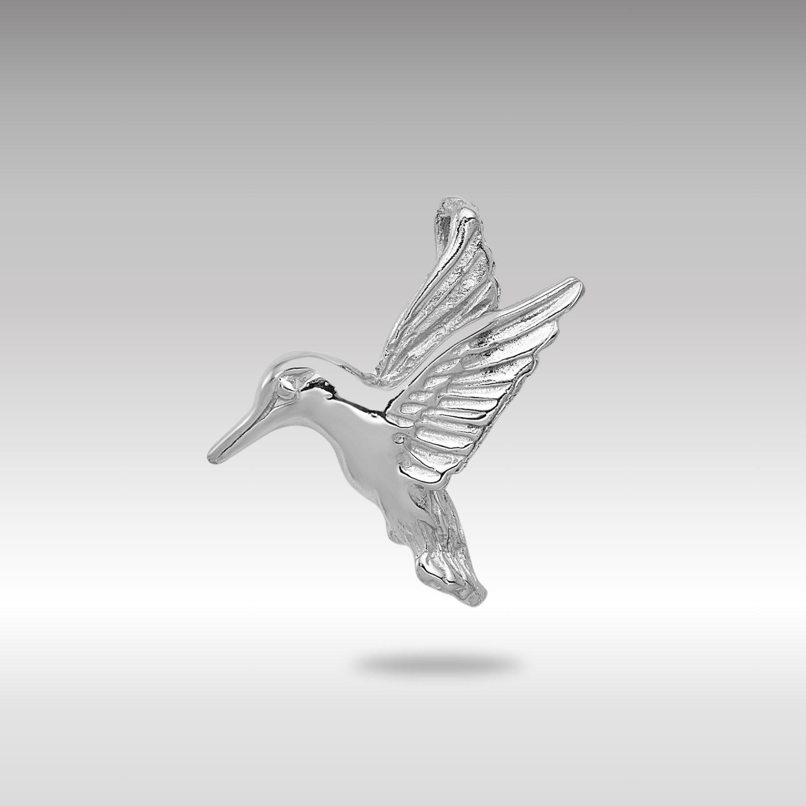 Charlie Co. Jewelry 14K Gold Hummingbird Pendant Gold Animal Jewelry