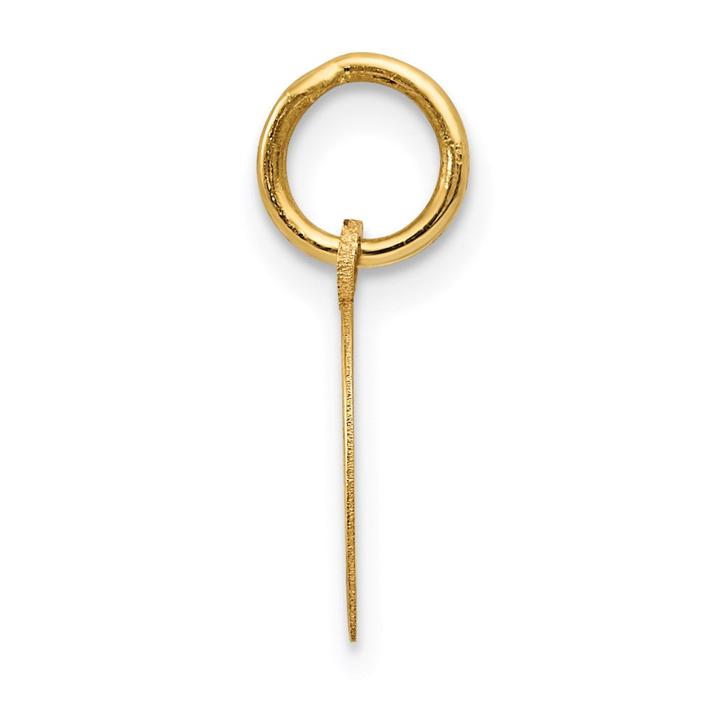 14K Gold Horseshoe Necklace Pendant - Charlie & Co. Jewelry