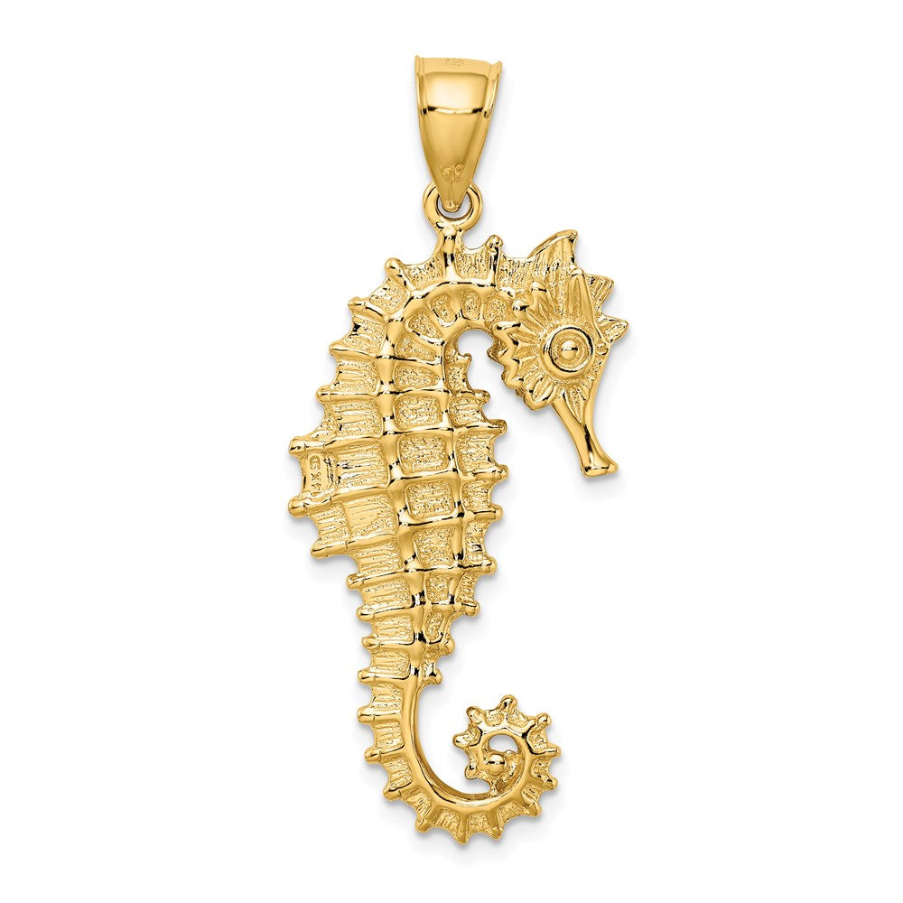 Charlie & Co Jewelry | 14k 3d Seahorse Pendant - Model K2984