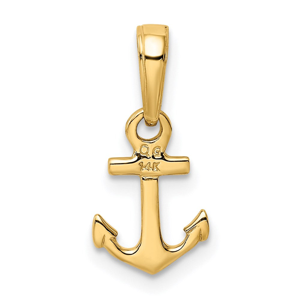 Charlie & Co Jewelry | 14k Mini Anchor Pendant - Model K3087