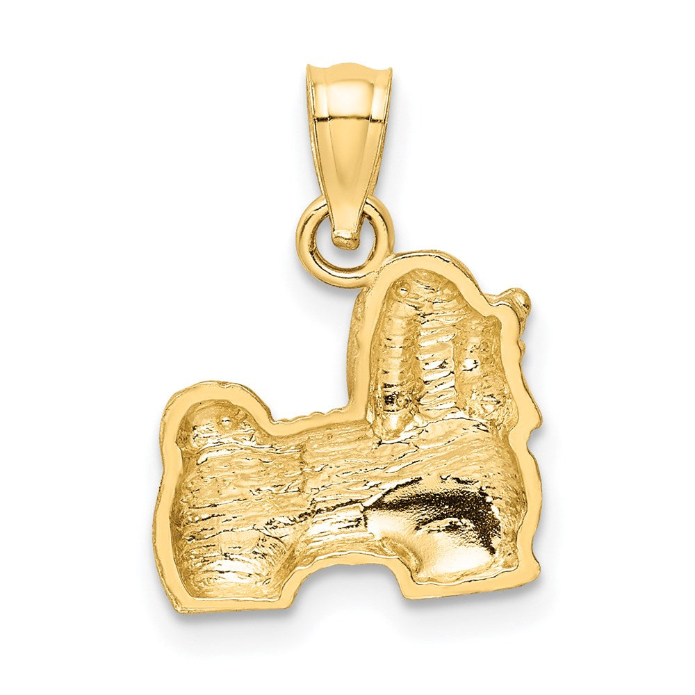 14K Gold Shih Tzu Necklace Pendant - Charlie & Co. Jewelry