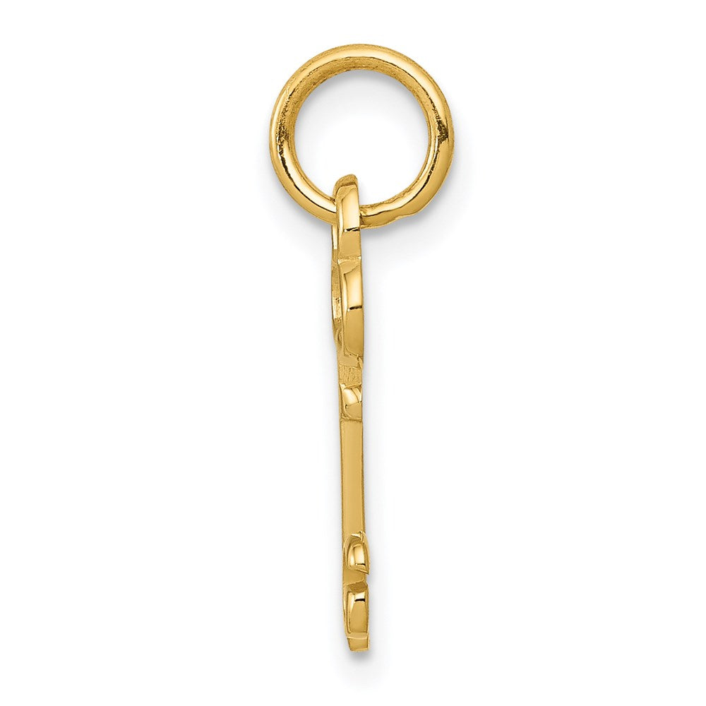 Charlie & Co Jewelry | 14k Key Letter G Initial Charm - Model K3442G