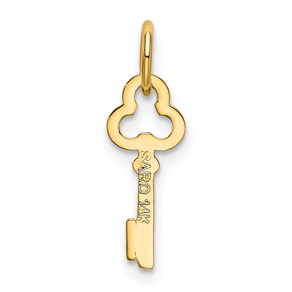 Charlie & Co Jewelry | 14k Key Letter I Initial Charm - Model K3442I