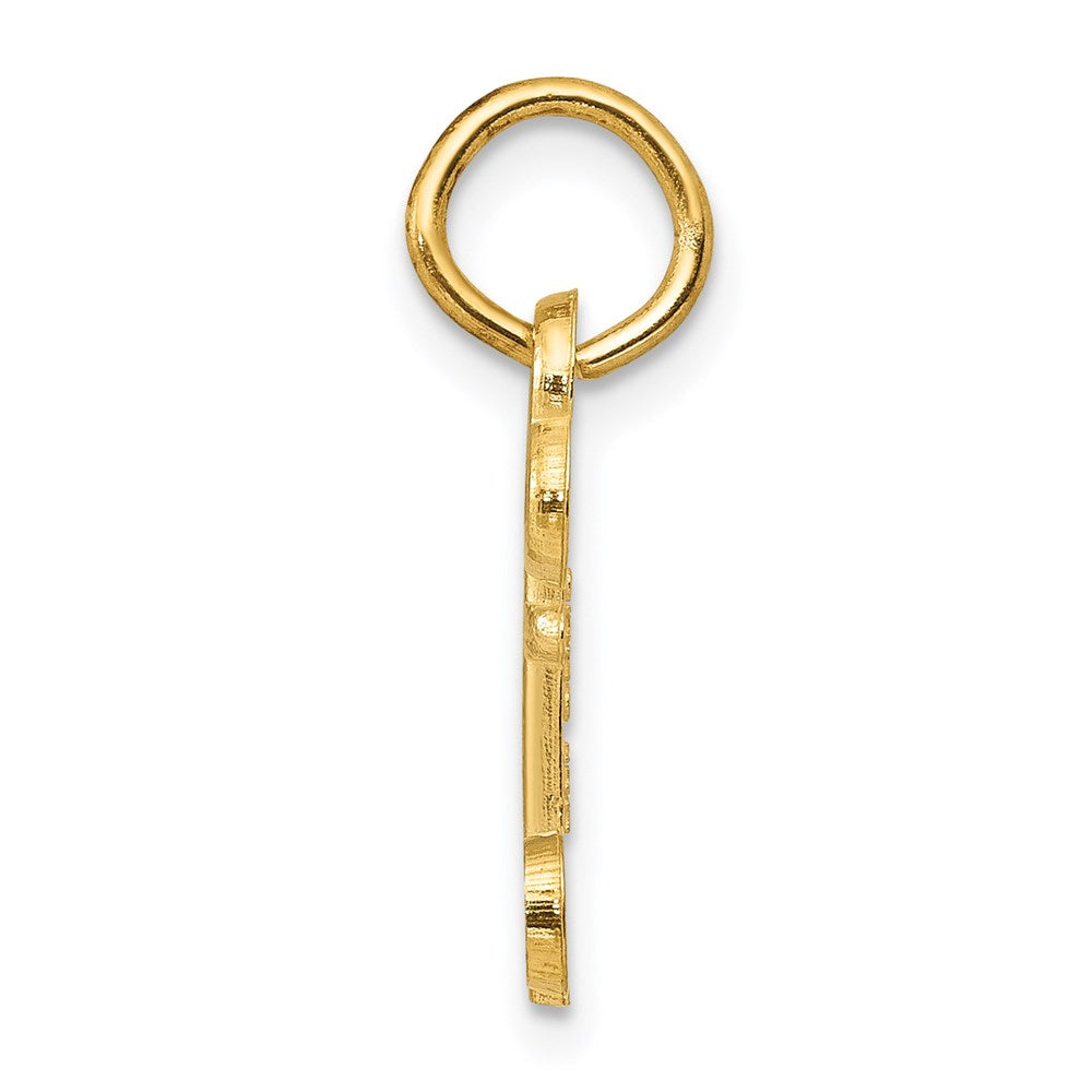 Charlie & Co Jewelry | 14k Key Letter O Initial Charm - Model K3442O