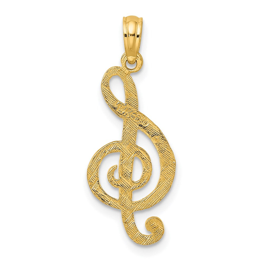 Charlie & Co Jewelry | 14k Treble Clef Charm - Model K3499