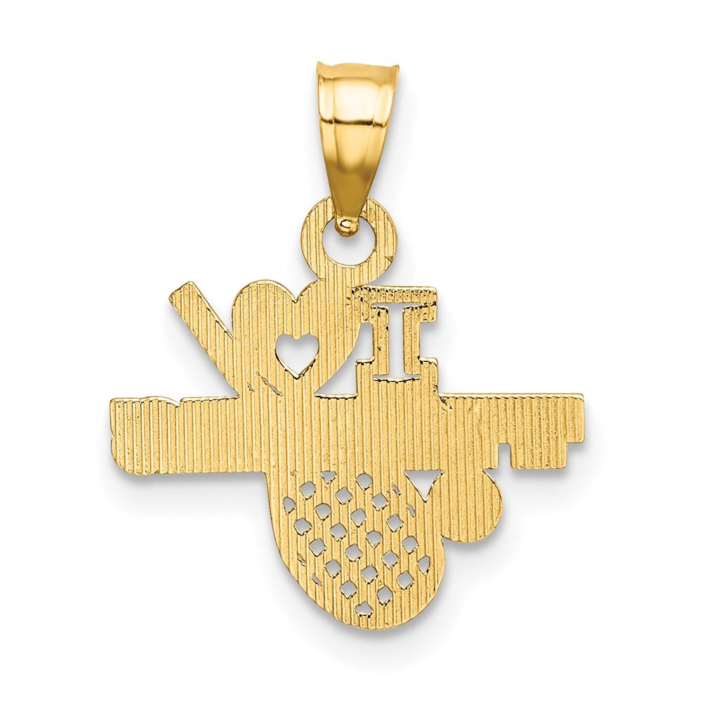 Charlie & Co Jewelry | 14k I Heart Tennis Charm - Model K3570