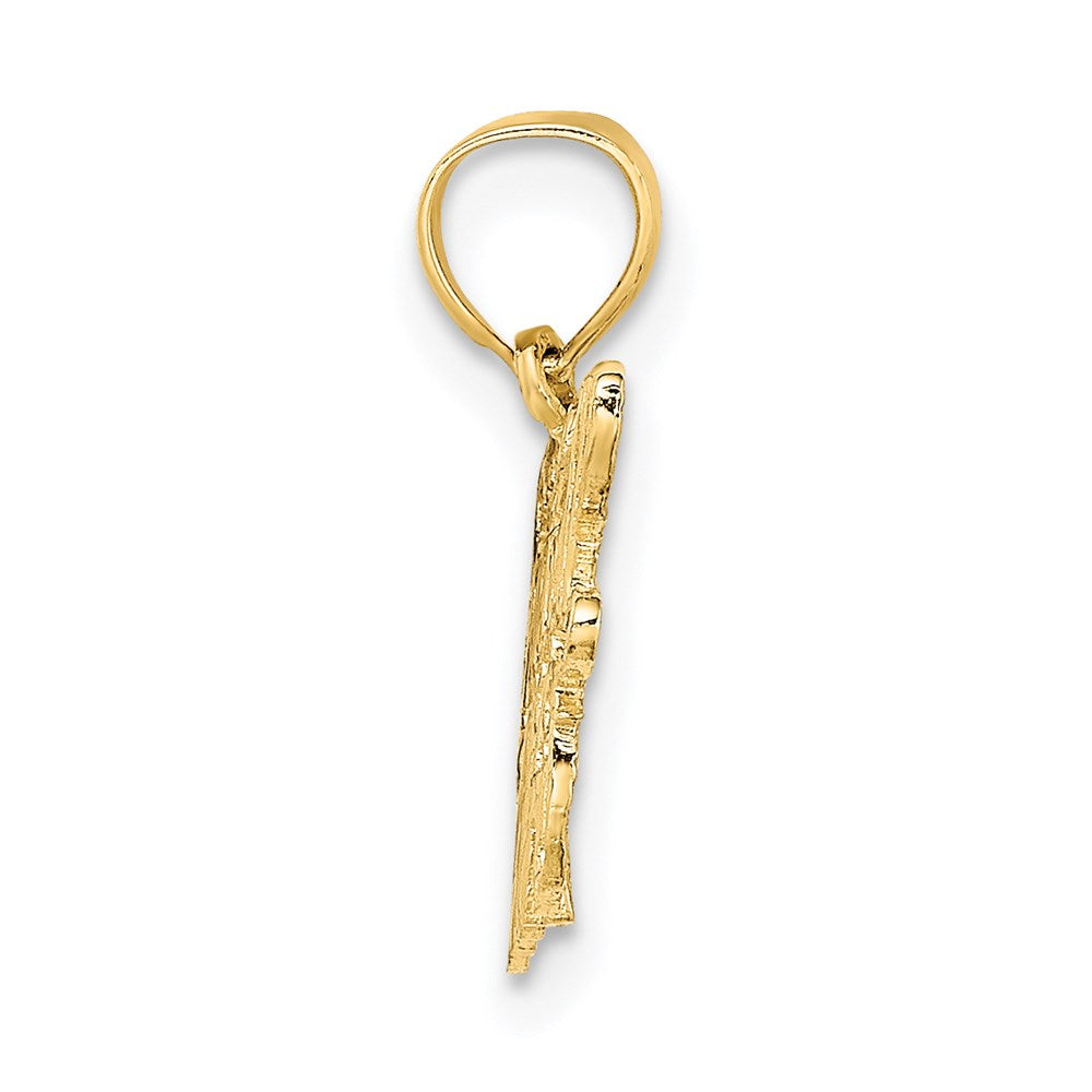 Charlie & Co Jewelry | 14k Football Mom Charm - Model K3597