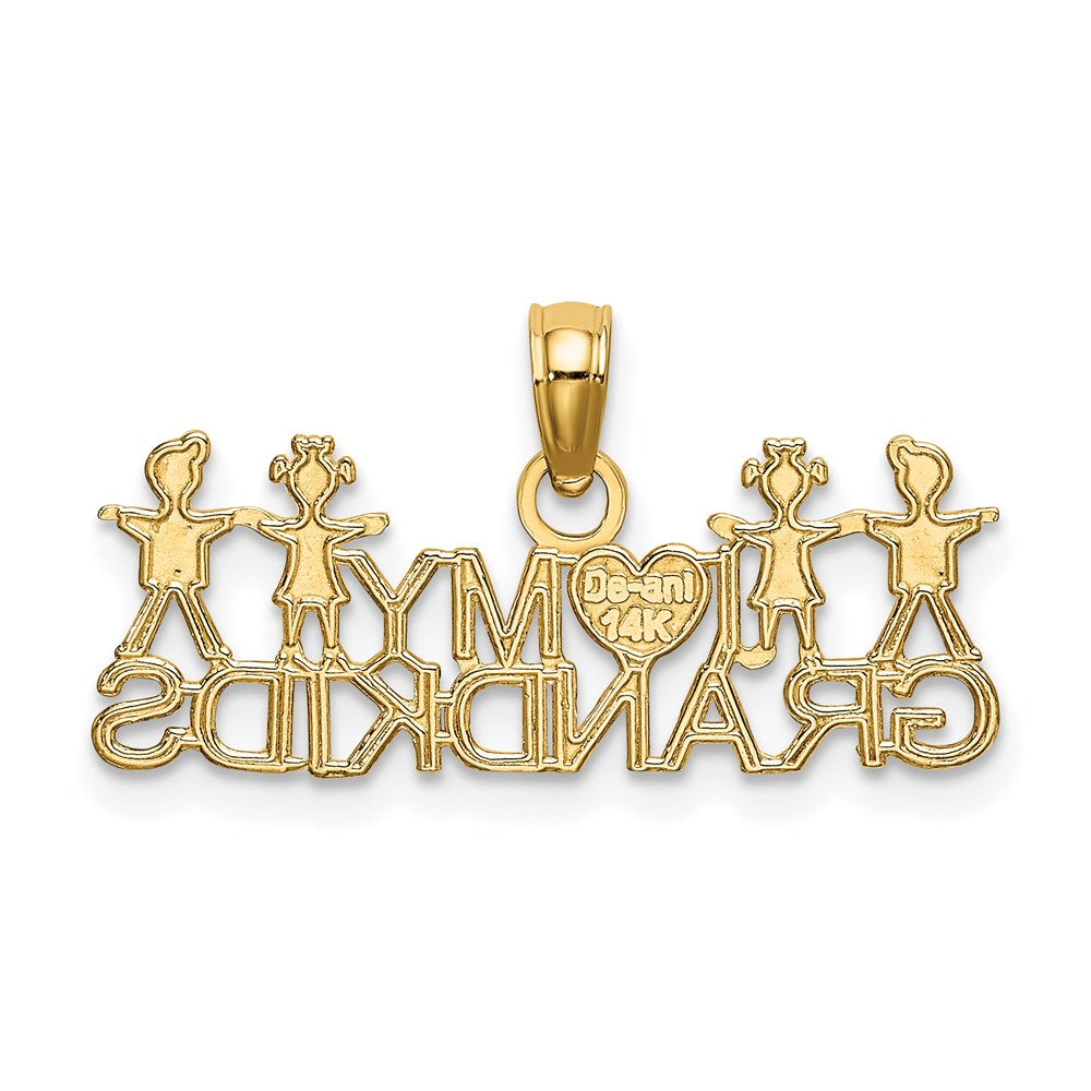 Charlie & Co Jewelry | 14k I Love My Grandkids Charm - Model K4726