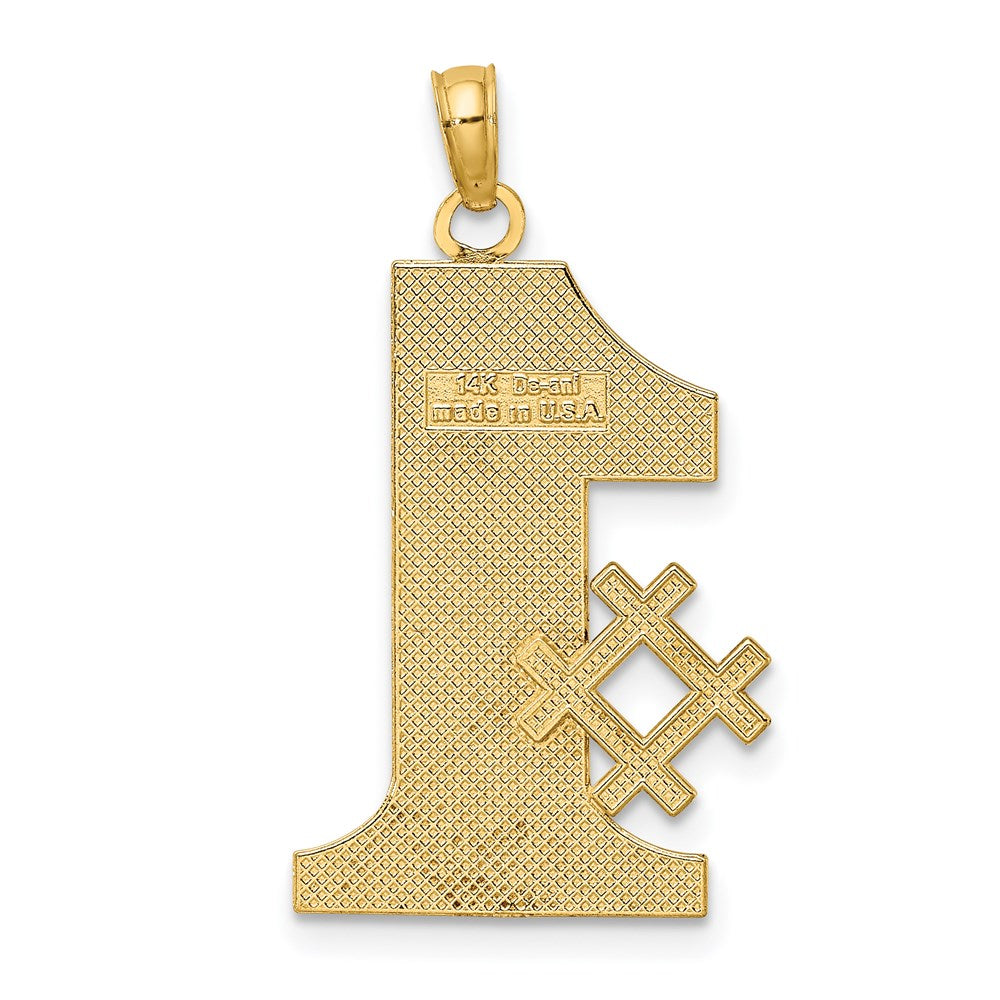 Charlie & Co Jewelry | 14k #1 Dad Charm - Model K4730