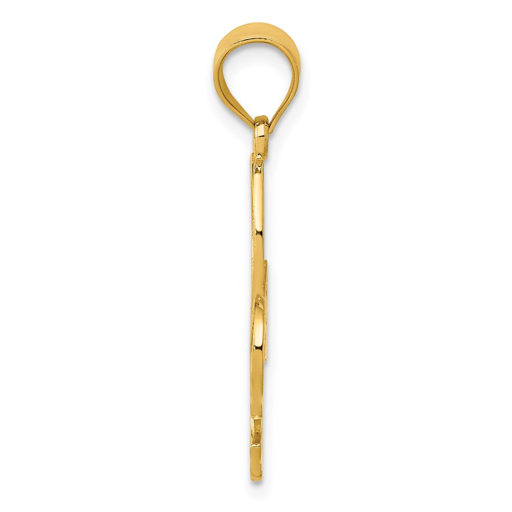 Charlie & Co Jewelry | 14k Filigree Fleur De Lis Pendant - Model K4770