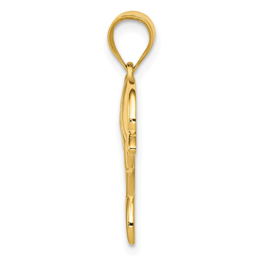 Charlie & Co Jewelry | 14k Filigree Dolphin Pendant - Model K4877