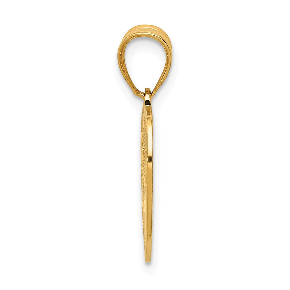 Charlie & Co Jewelry | 14k Polished Te Amo Heart Pendant - Model K5881