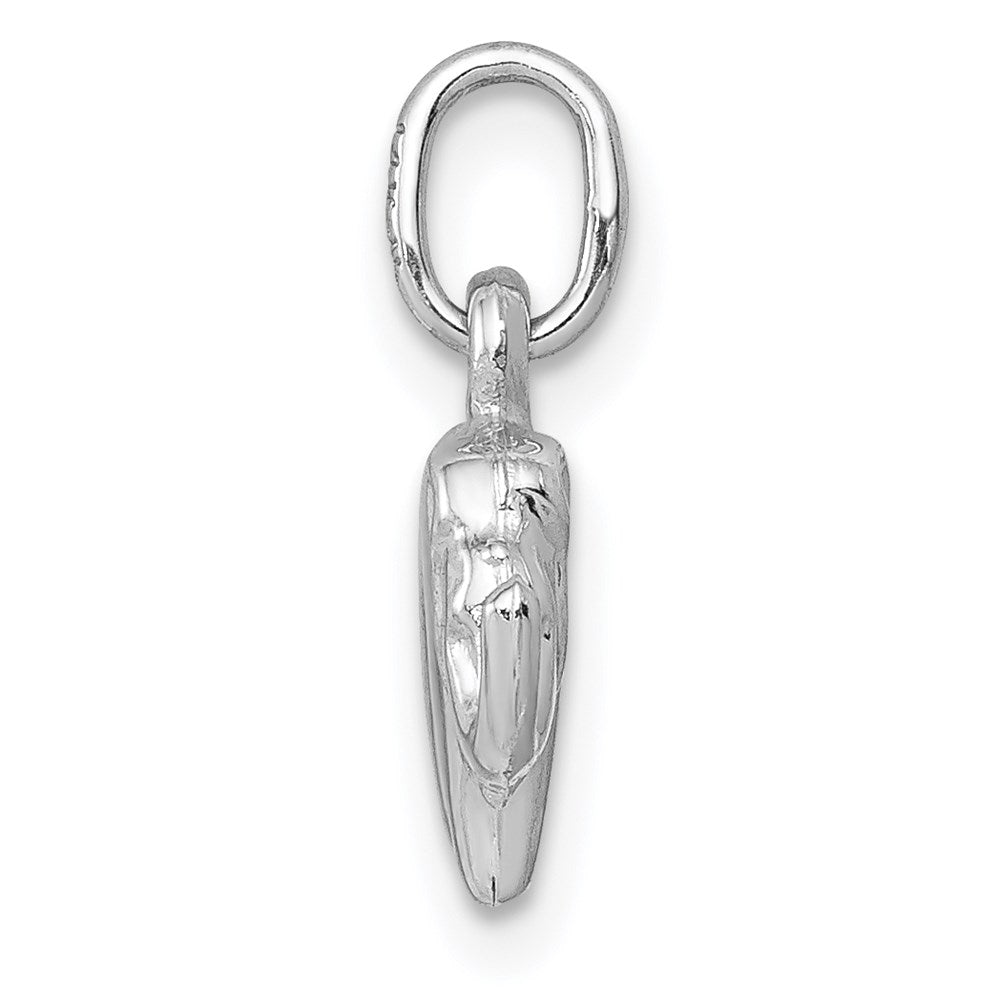 14K White Gold Elephant Pendant - Charlie & Co. Jewelry