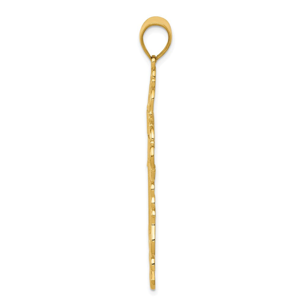 Charlie & Co Jewelry | 14k Polished Fancy Cross Pendant - Model K6174