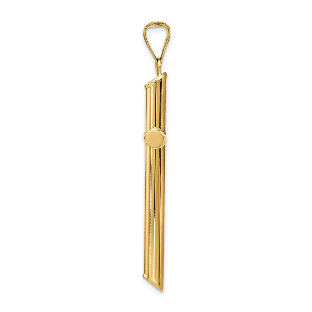 Charlie & Co Jewelry | 14k Polished Tube Cross Pendant - Model K6182