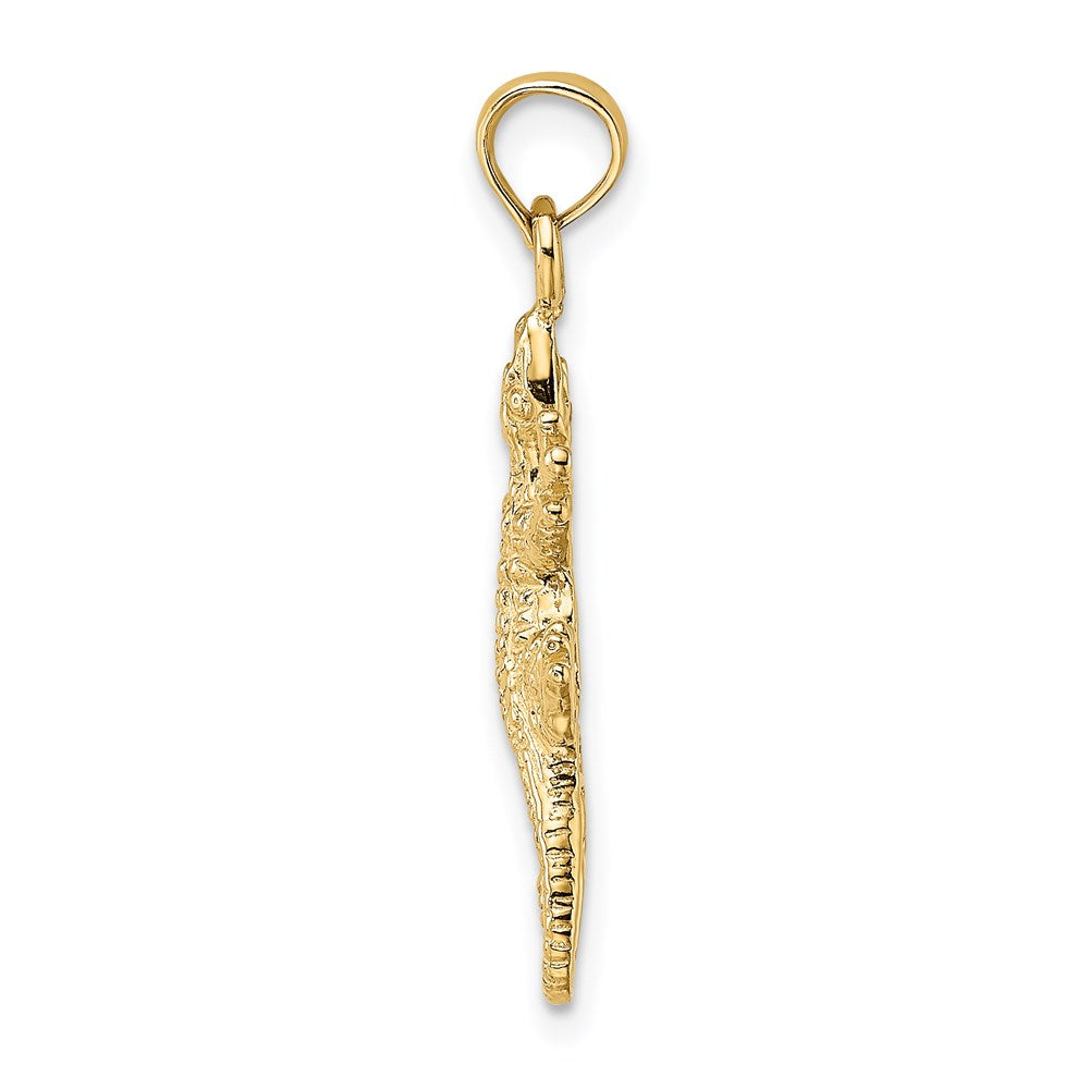 14K Gold Detailed Lizard Charm - Charlie & Co. Jewelry