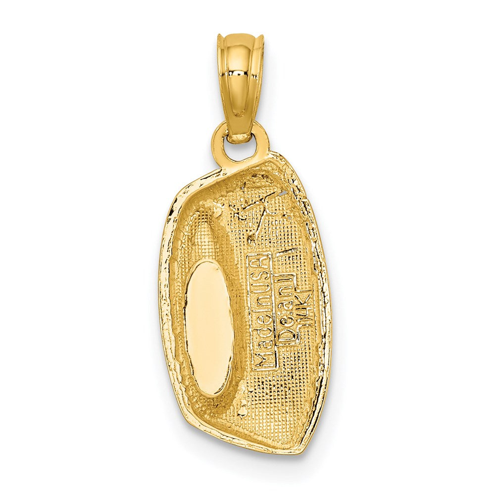 14K Gold Kitty Bowl Pendant - Charlie & Co. Jewelry