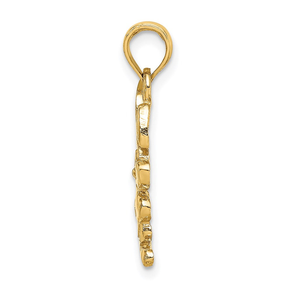 Gold Rabbit Charm Necklace - Model K6493 - Charlie & Co. Jewelry