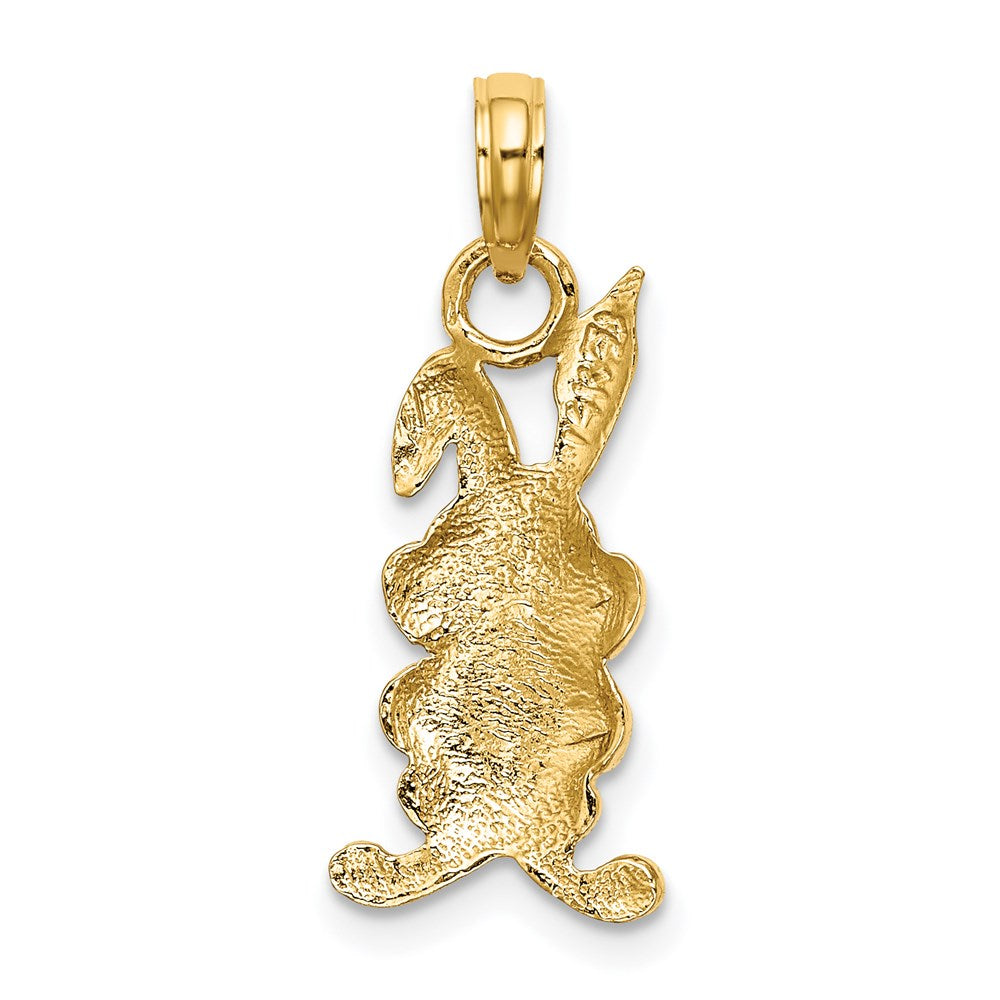 Gold Rabbit Charm Necklace - Model K6493 - Charlie & Co. Jewelry