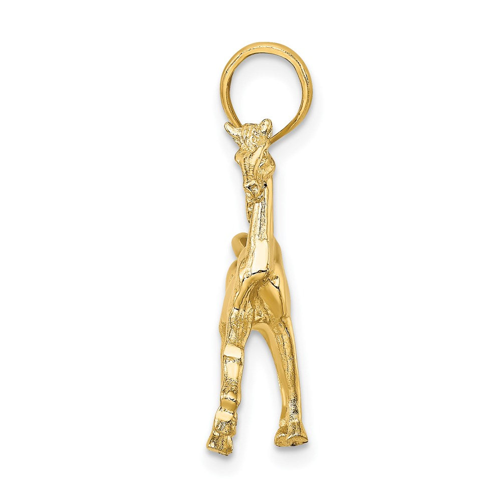 Gold 3-D Horse Charm Necklace - Model K6512 - Charlie & Co. Jewelry