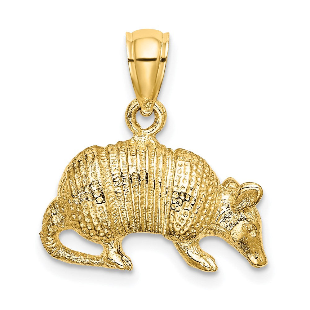 Gold Armadillo Pendant - Charlie & Co. Jewelry