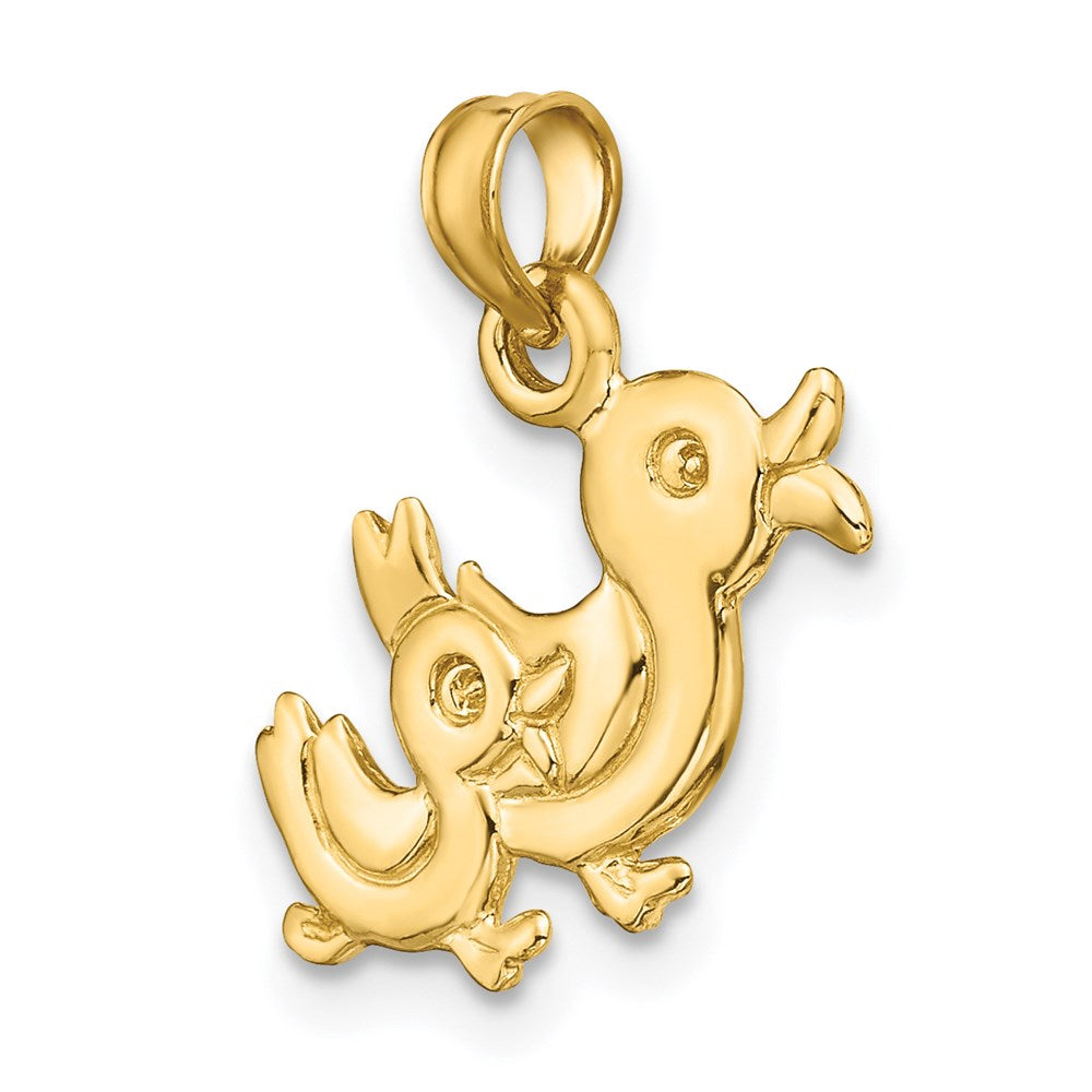 Charlie & Co Jewelry | 14k 3-d Two Ducks Charm - Model K6594