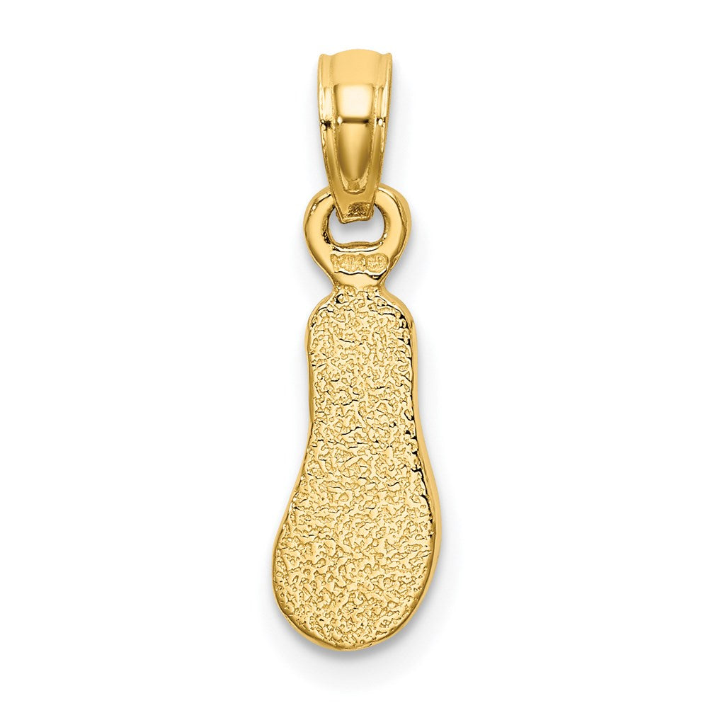Charlie & Co Jewelry | 14k 3d W/ Multi-color Enamel Single Flip-flop Charm - Model K6674