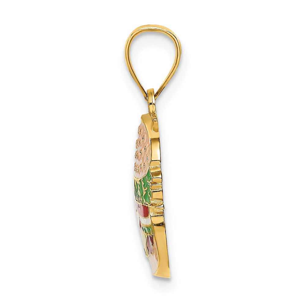 Charlie & Co Jewelry | 14k W/enamel Cheeseburger Charm - Model K6800