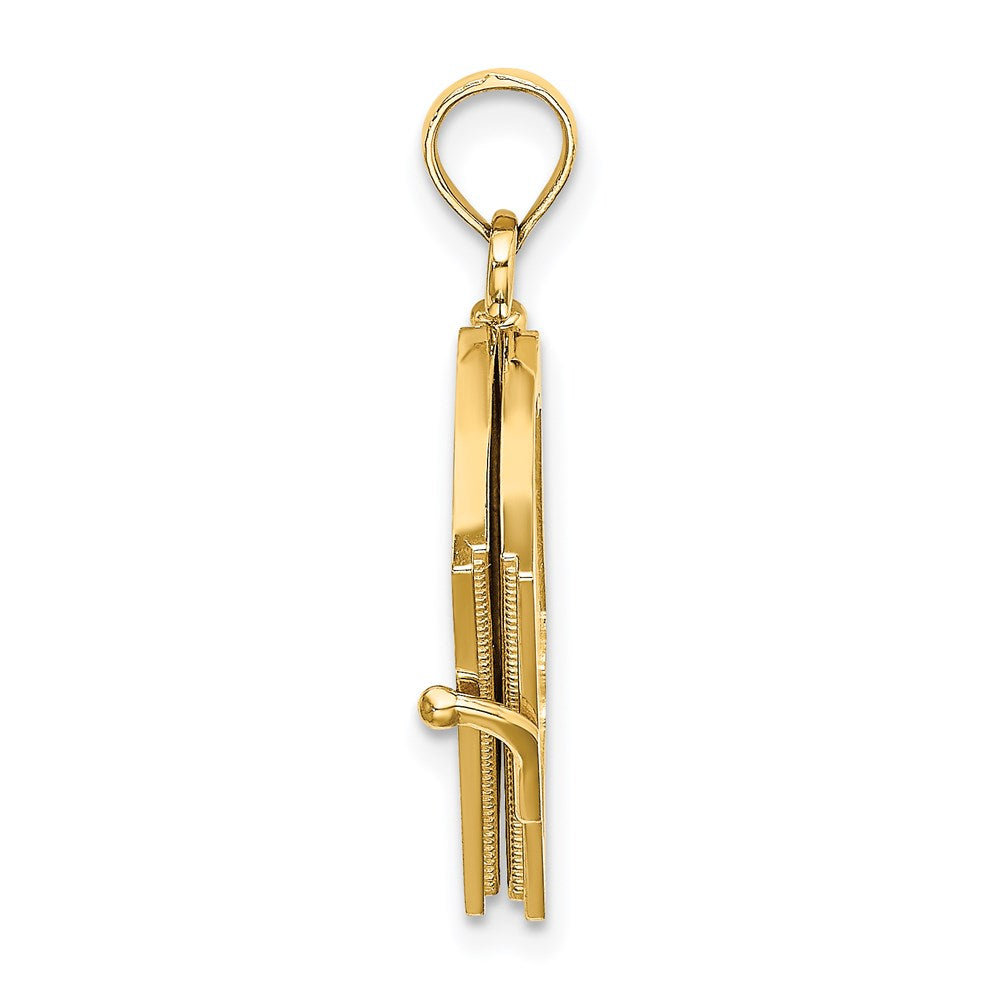 Charlie & Co Jewelry | 14k Enameled 3d Moveable My Love Story Book Pendant - Model K6893