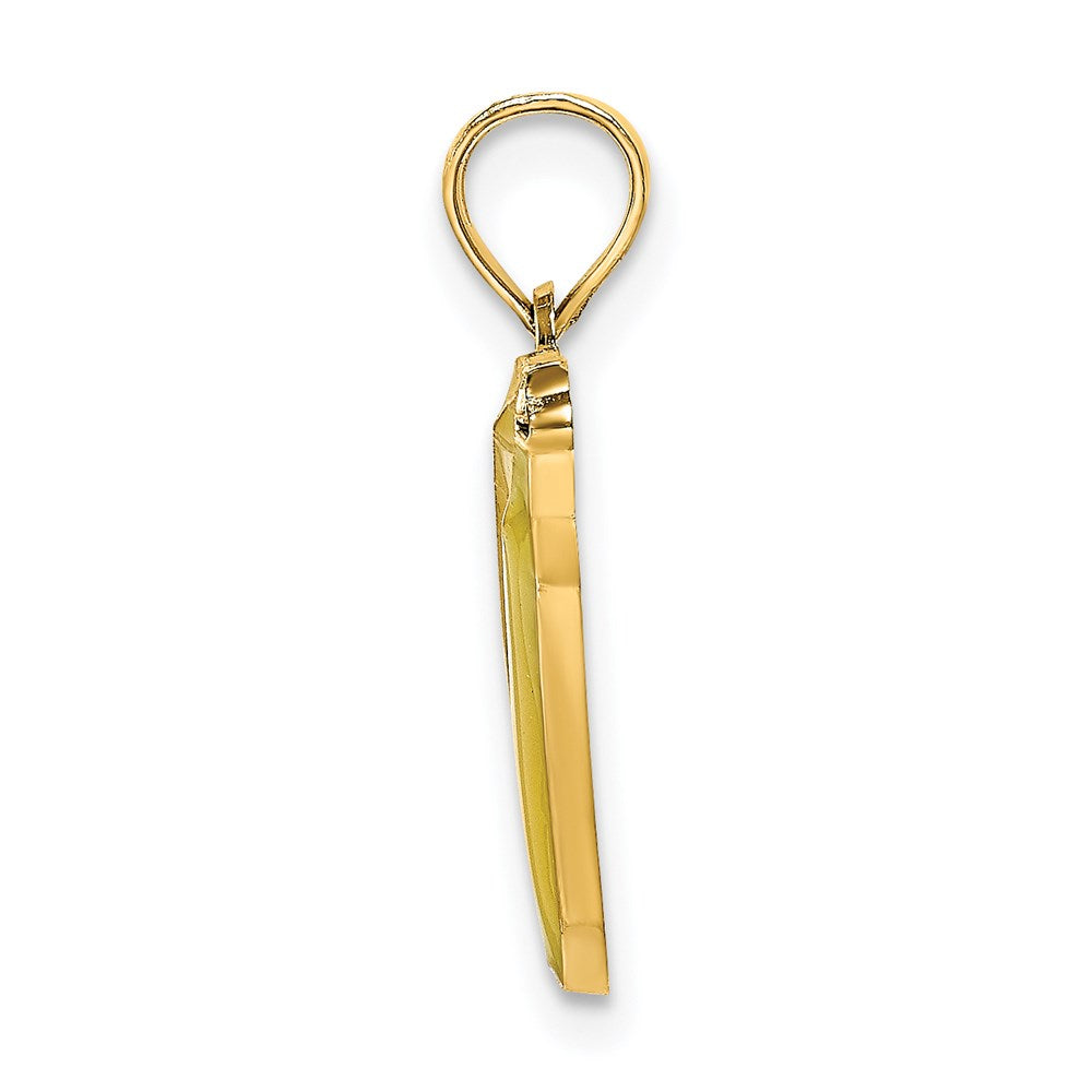 Charlie & Co Jewelry | 14k W/ Enamel 2-d Bananas Charm - Model K6908