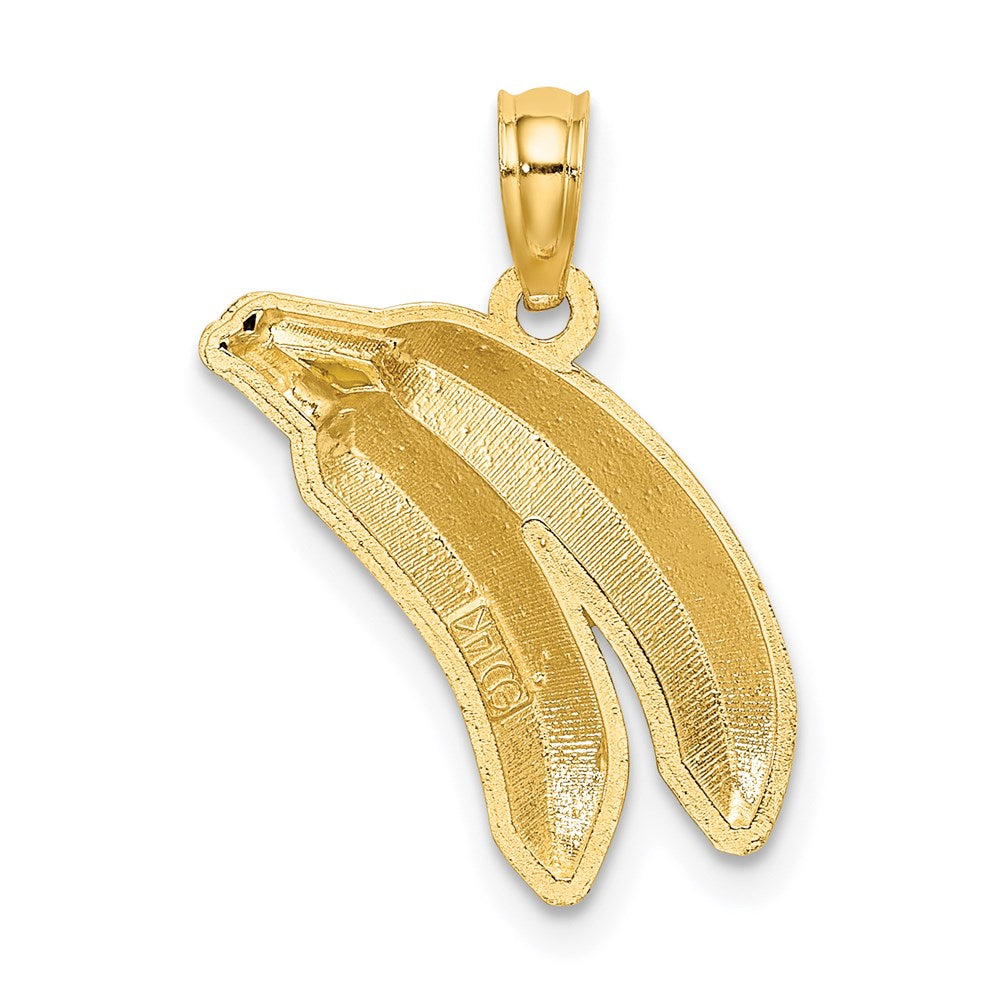 Charlie & Co Jewelry | 14k W/ Enamel 2-d Bananas Charm - Model K6908