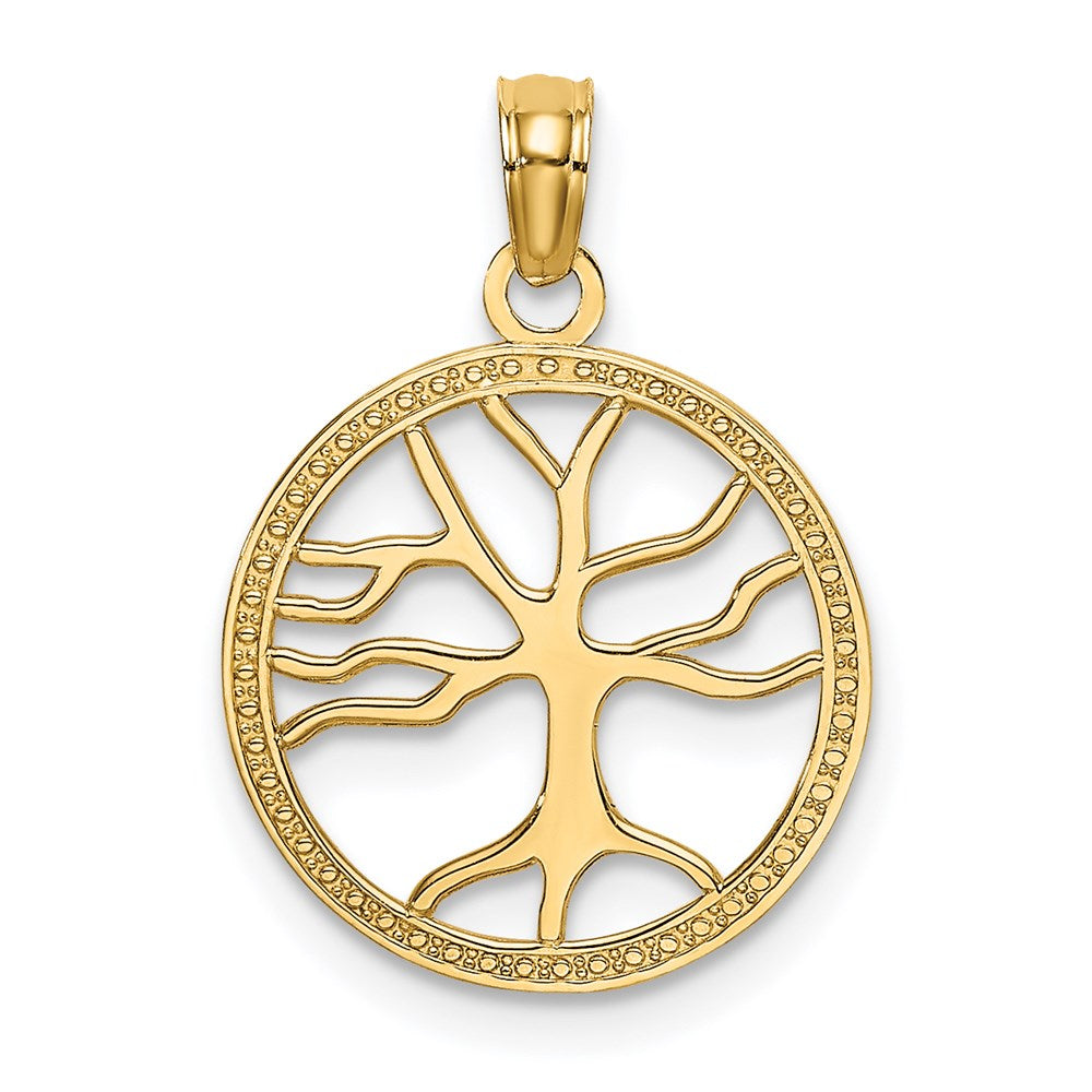 14K Gold Family Tree Pendant Necklace - Charlie & Co. Jewelry