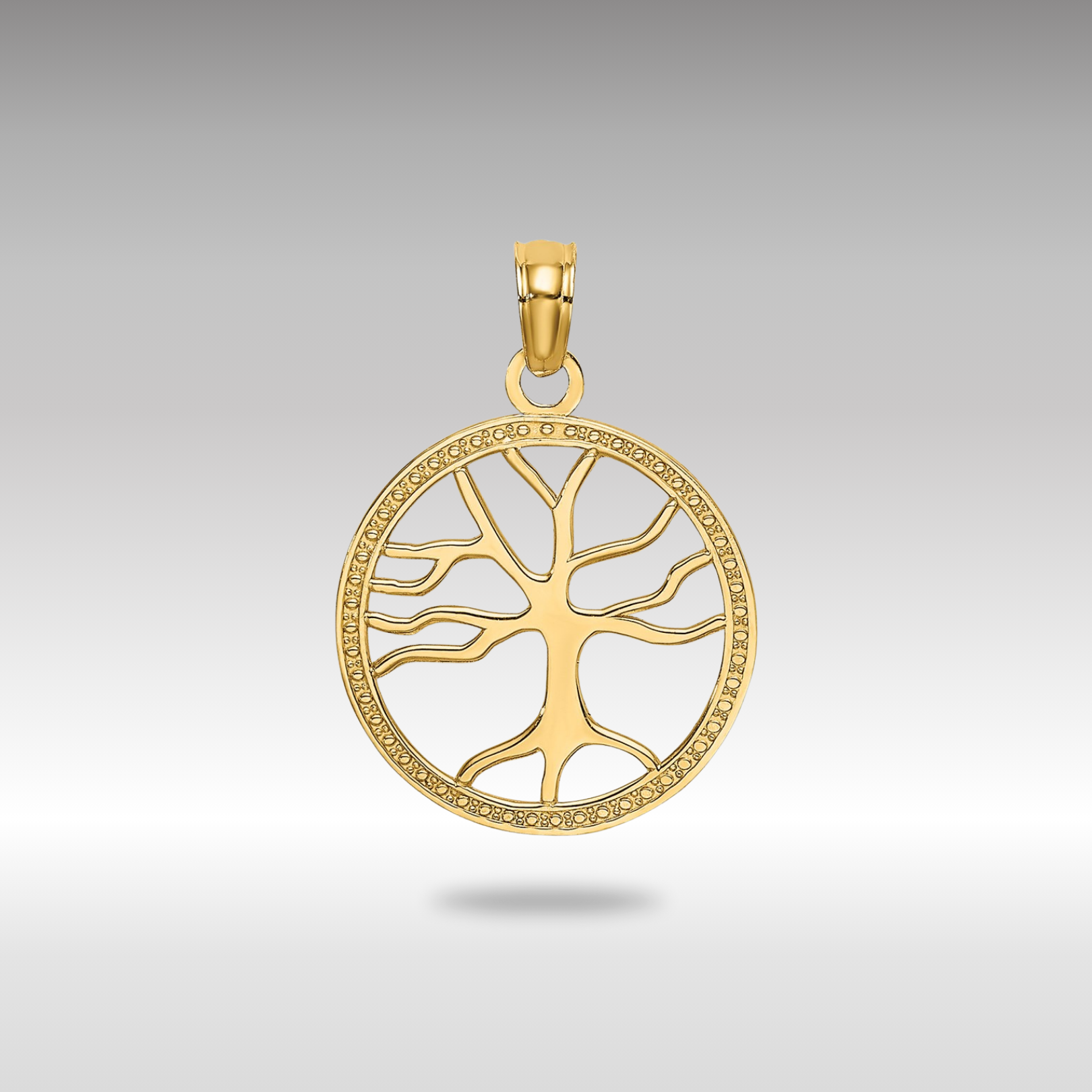 Gold Family Tree Pendant Necklace - Charlie & Co. Jewelry