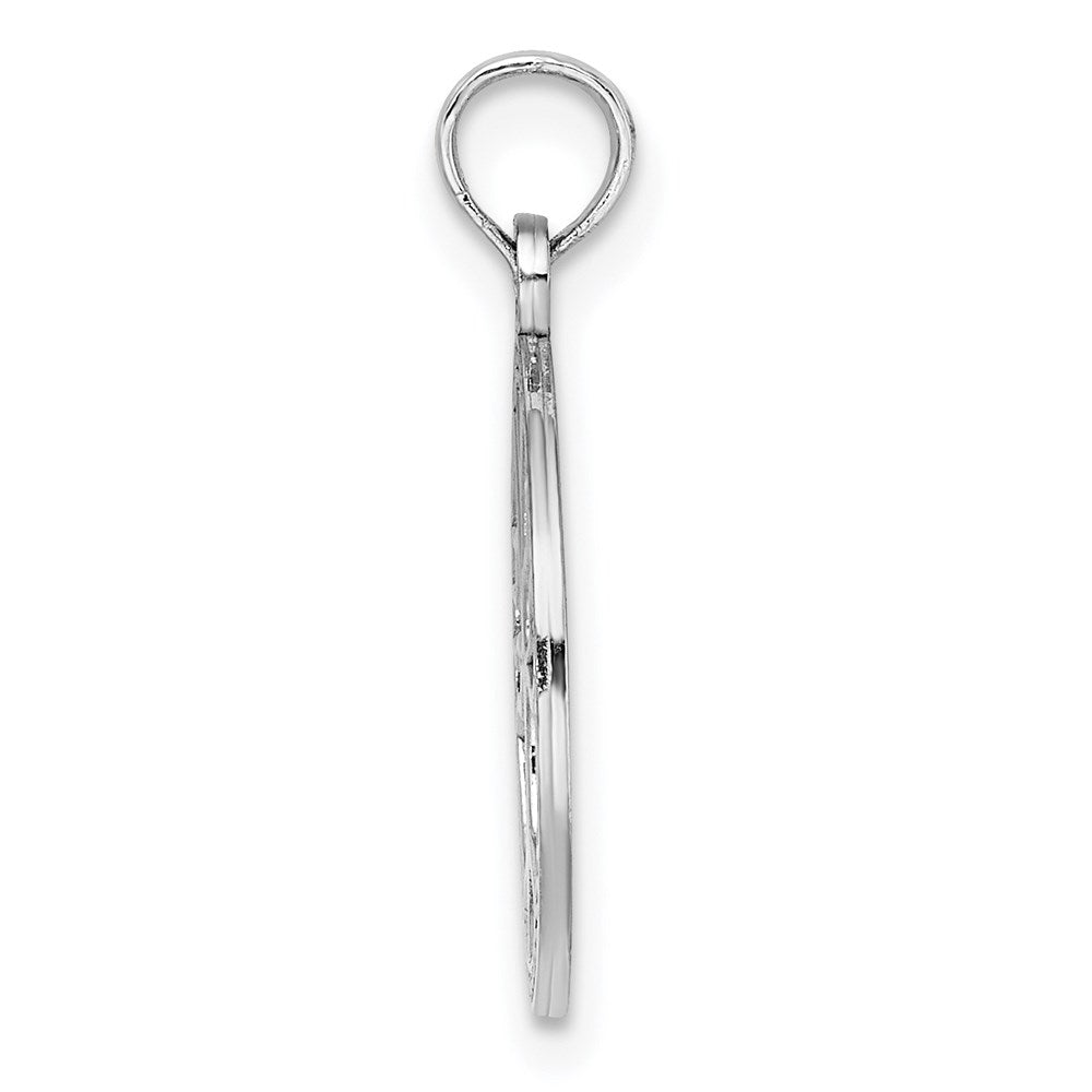 14K White Gold Small Tree of Life Pendant Necklace - Charlie & Co. Jewelry