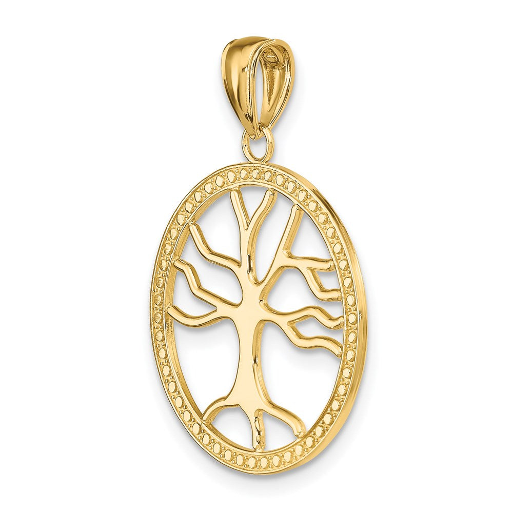 14K Gold Tree of Life Pendant Necklace - Charlie & Co. Jewelry