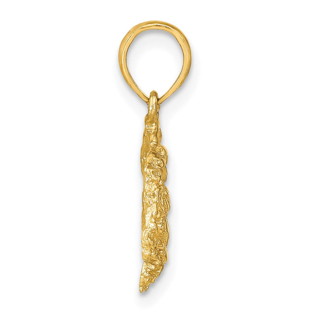 Charlie & Co Jewelry | 14k Textured Crab Charm - Model K7668