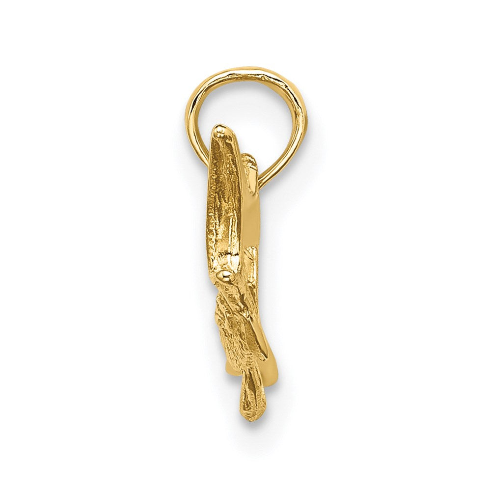 Charlie & Co Jewelry | 14k Textured 2-d Marlin Fish Charm - Model K7670