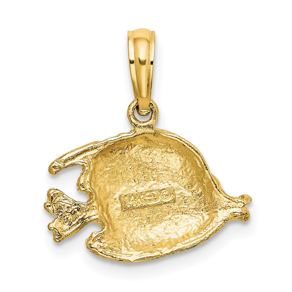 Charlie & Co Jewelry | 14k Polished Engraved Fish Charm - Model K7686