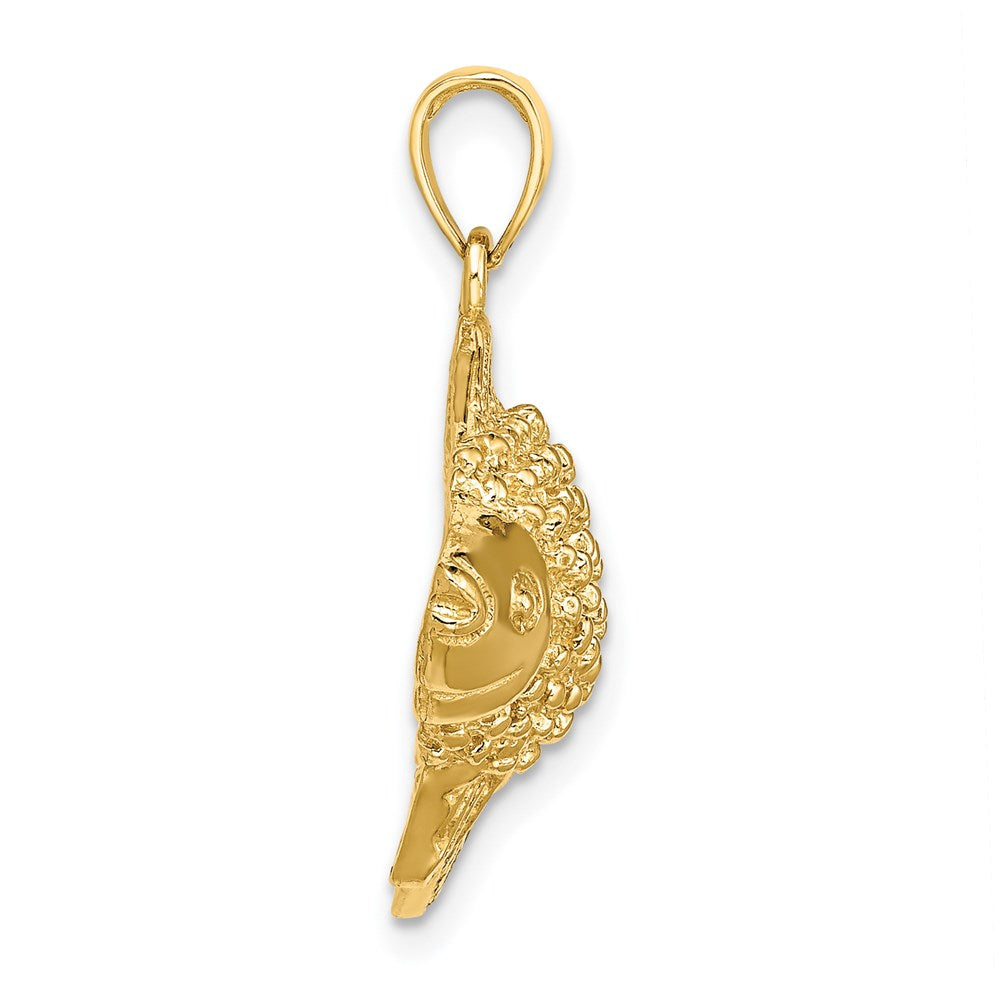 Charlie & Co Jewelry | 14k 2-d & Engraved Striped Fish Charm - Model K7692