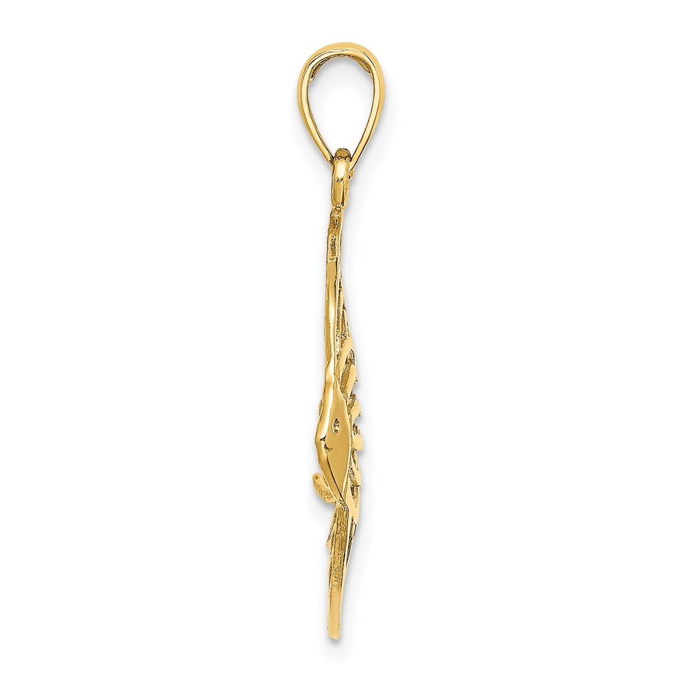 Charlie & Co Jewelry | 14k Cut-out Angelfish Charm - Model K7735