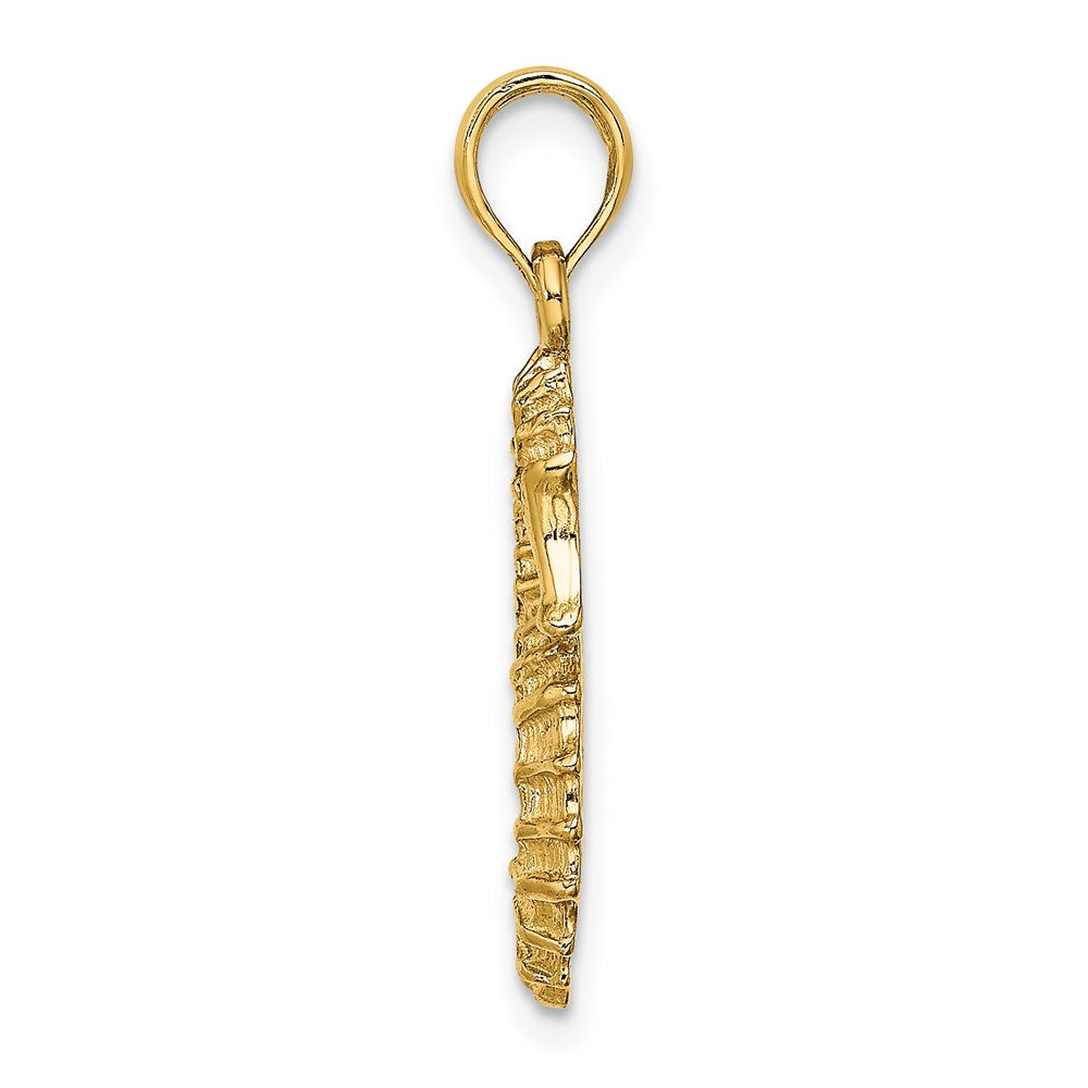 Charlie & Co Jewelry | 14k Textured Seahorse Charm - Model K7759